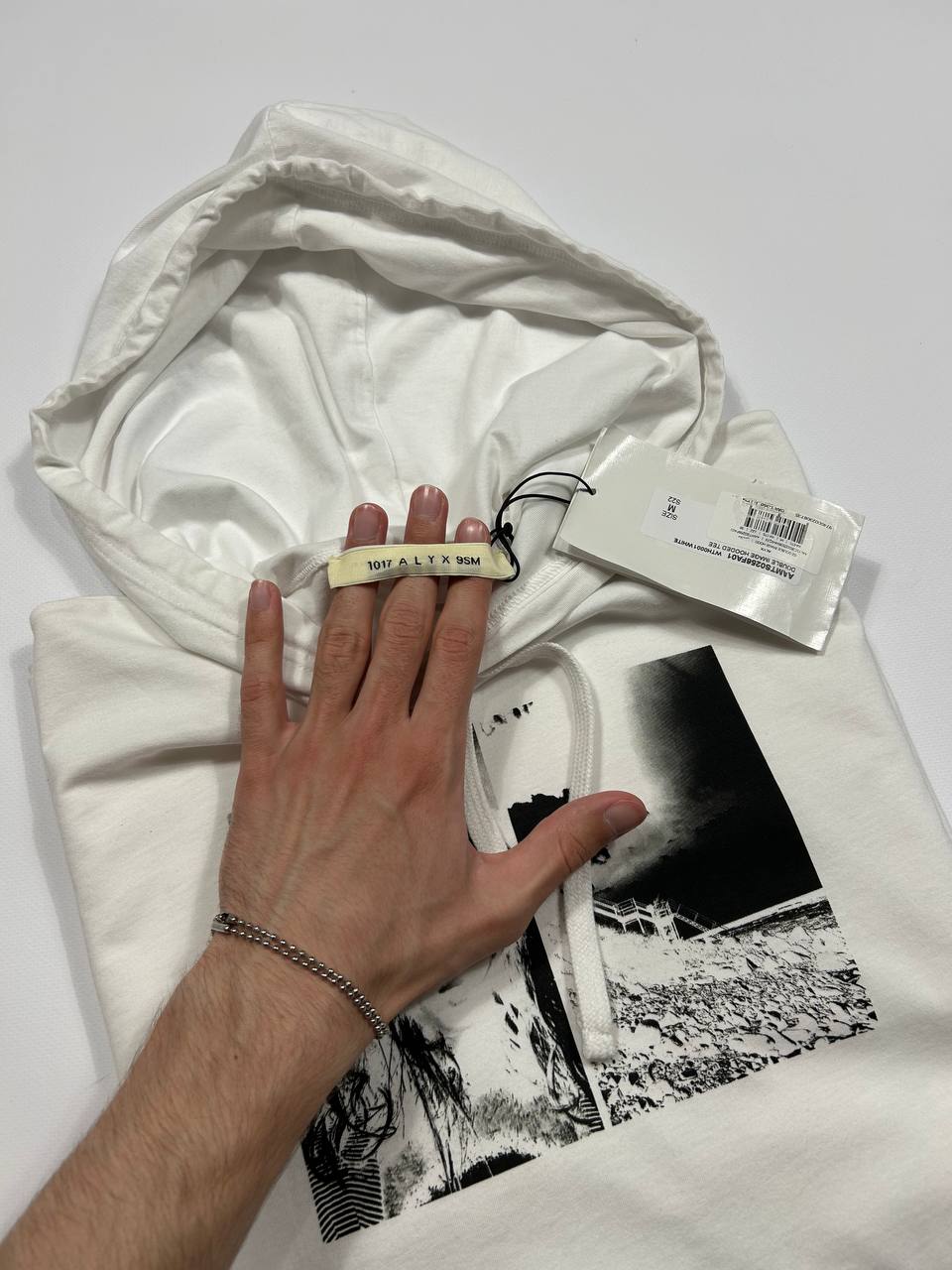 1017 ALYX 9SM DOUBLE IMAGE HOODIE «WHITE»