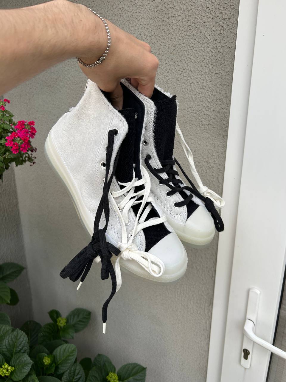CONVERSE X CLOT CHUCK 70 WHITE/BLACK