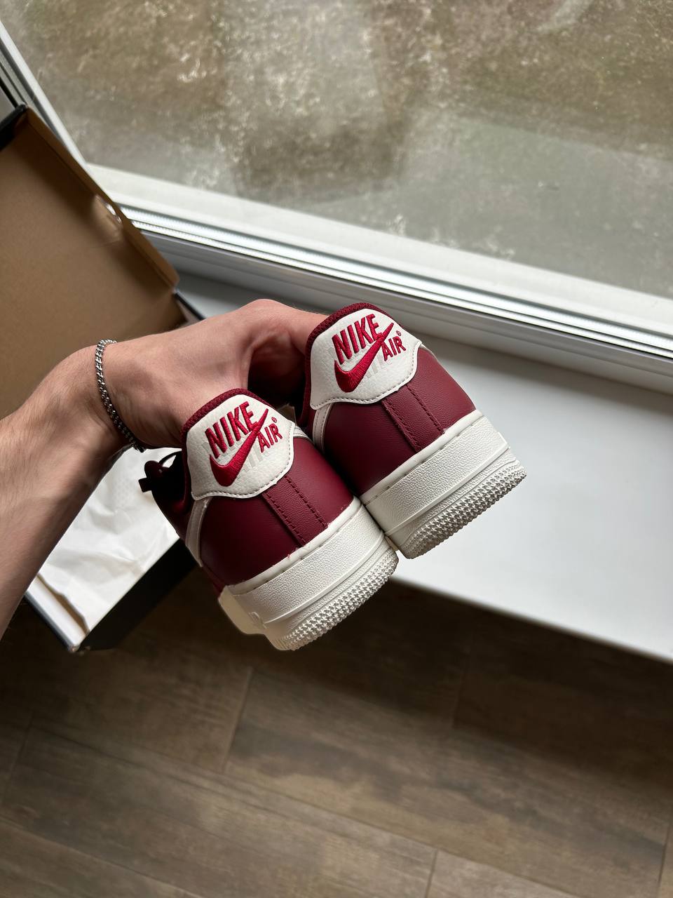 NIKE AIR FORCE 1 ‘07 PRM «TEAM RED/SAIL/GYM RED»