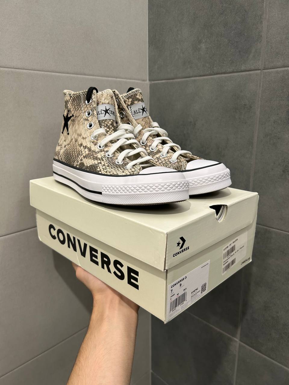 STUSSY X CONVERSE CHUCK 70 «SNAKES» SNEAKERS