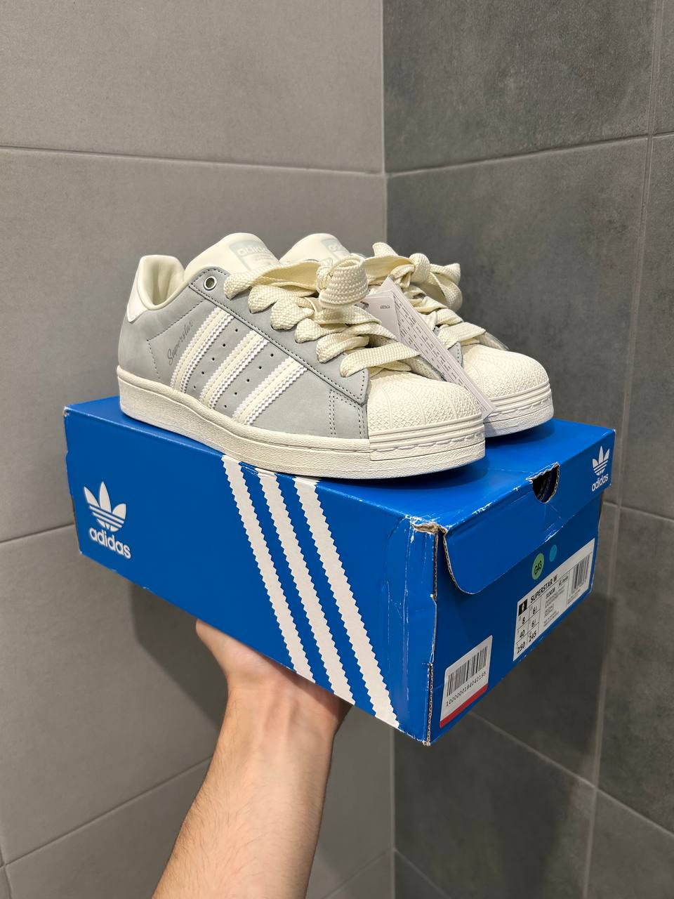 ADIDAS SUPERSTAR «WONDER SILVER» SNEAKERS