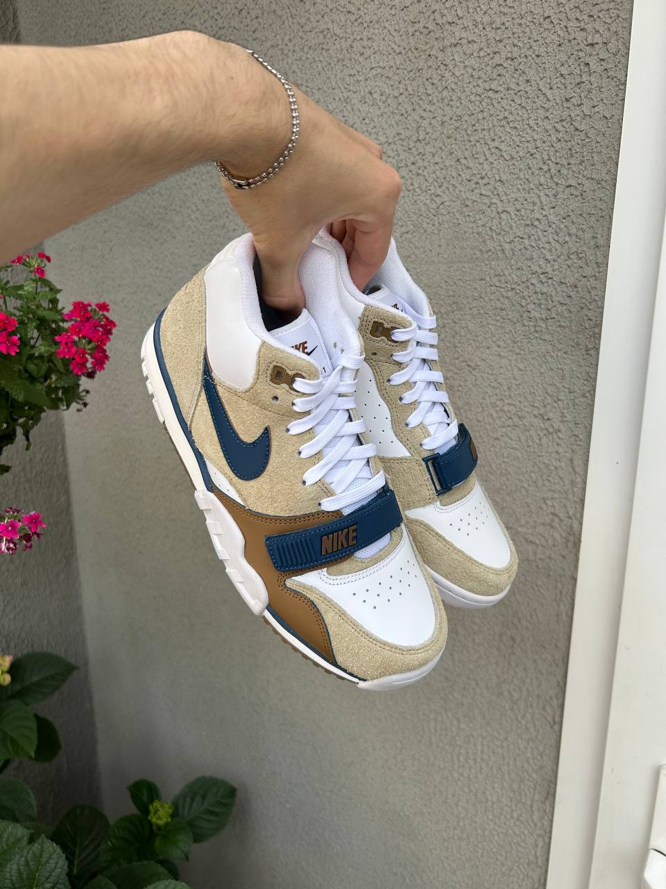NIKE AIR TRAINER 1 «LIMESTONE/VALERIAN/BLUE/ALE BROWN/WHITE»